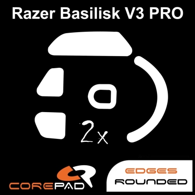 Hyperglides Hypergleits Hypergleids Corepad Skatez Razer Basilisk V3 PRO